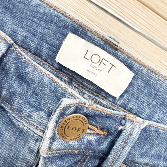 Loft outlet petite raw hem skinny crop ❤️ - Picture 4 of 7